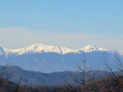 石尾根から北岳、間ノ岳
