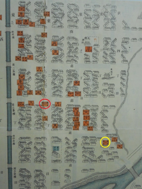 明治32年札幌市内明細案内図