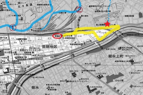 苗穂 地図②