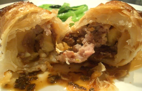 パイ包み焼き カット