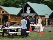 結婚式風景 ヨコ