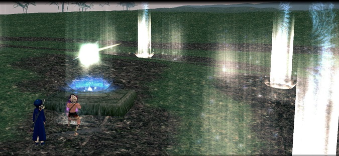 神秘的な光景