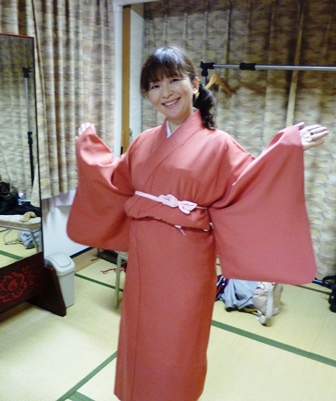 着付け体験②