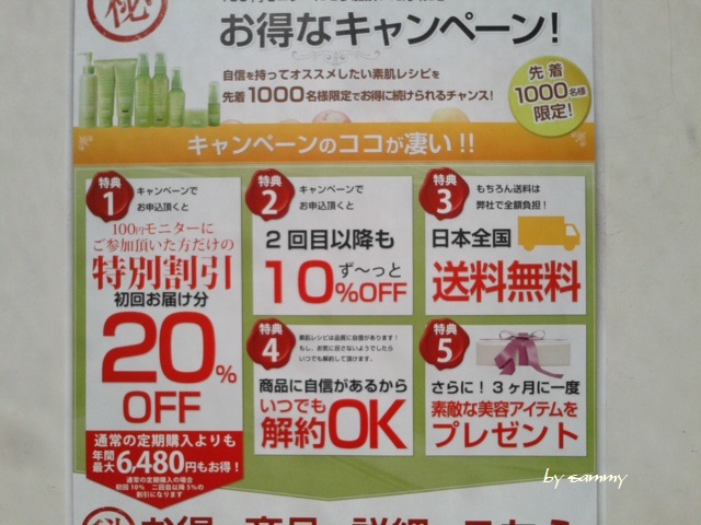 素肌レシピ パンフ2