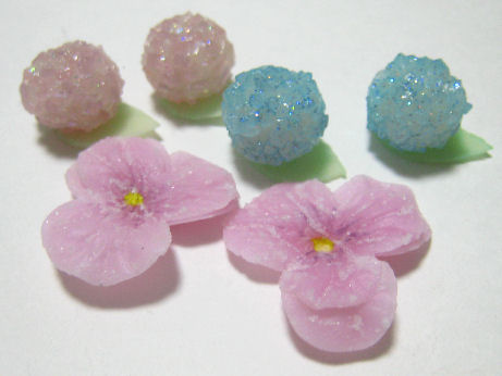 和菓子のあじさいミニ1
