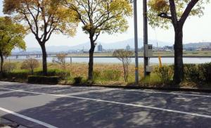 大分川河畔