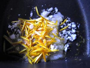 皮の砂糖煮