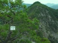 11:55 リルート班 竜王山 (目の前の山)コースで下山