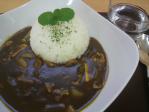 道の駅おがちのカフェのきのこカレー