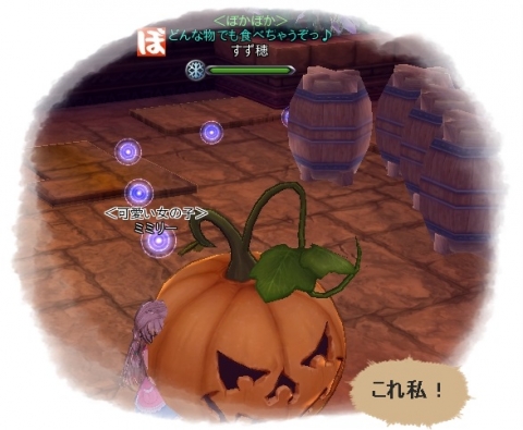 かぼちゃになった私