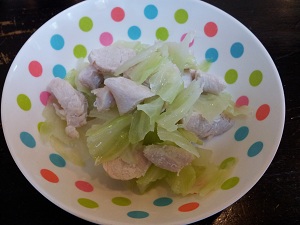 ドッグカフェ1(ささみキャベツ)
