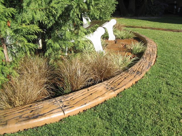 one of my favorite ideas for wooden landscape edging is to use long 