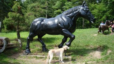 大きなお馬