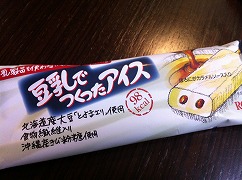 豆乳でつくったアイス1