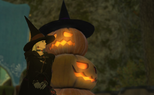 ハロウィン仕様のローブや帽子はなかなか良さそう