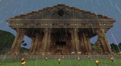 Minecraft 神殿完成 建築物紹介 夢想の記録