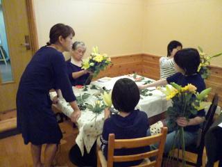 春日部フラワーアレンジ教室