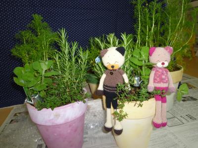 ハーブの寄せ植え講座