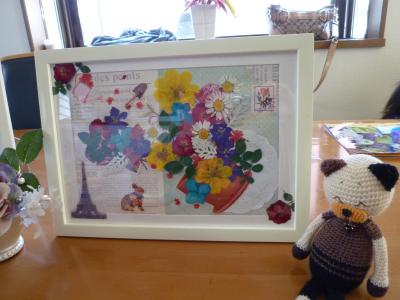 押し花作品