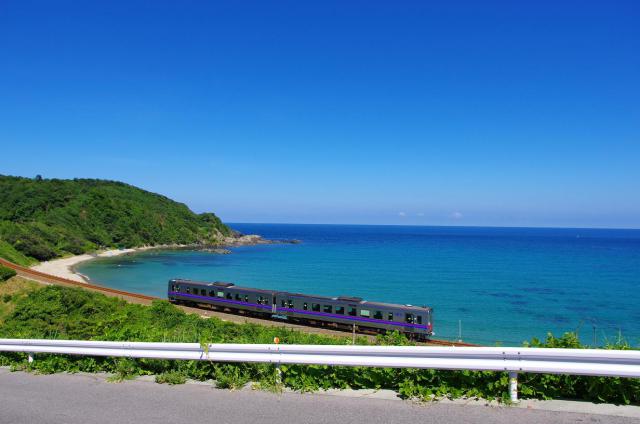 5海沿いを走る山陰本線