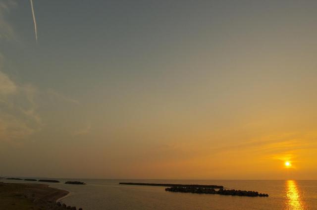 17夕暮れ空