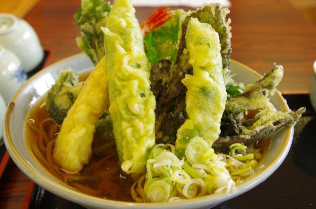 17天ぷら蕎麦♪