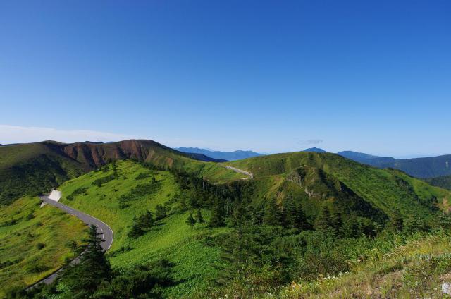 3きめ細かな山肌