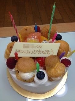 長男27歳の誕生日
