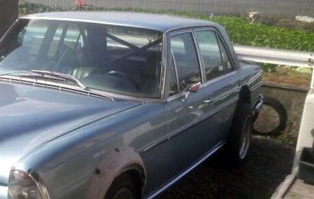 W108 オーバーフェンダー 加工