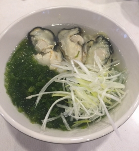 牡蠣ラーメン