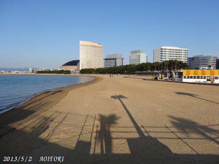 砂浜と影2013・5・2 149