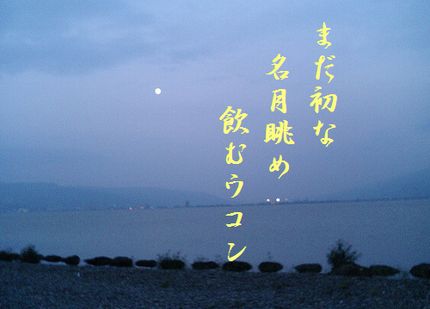 つき(諏訪湖)文字
