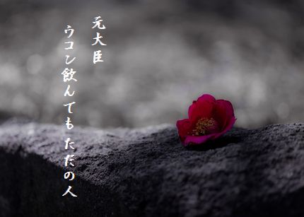 おち椿元大臣文字