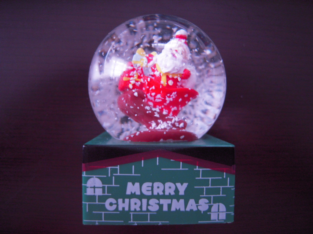 セリア☆ クリスマスドームオーナメント☆2