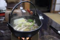 熊やら山菜やらのお鍋