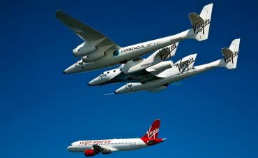 ヴァージンギャラクティック社 スペースシップ2 ホワイトナイト2 Virgin_Galactic_ white-knight two space-ship two