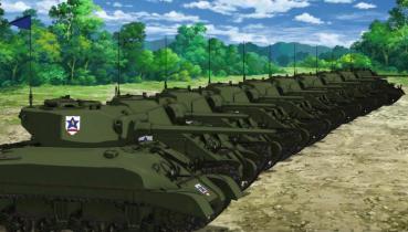 サンダース大学付属高校 M4A1シャーマン76mm75mmファイヤーフライ