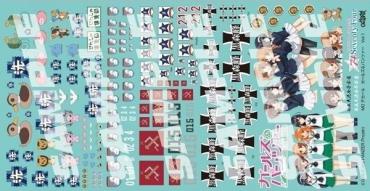 モデルカステンMODELKASTEN ガールズパンツァー GIRLS und PANZER デカール decal