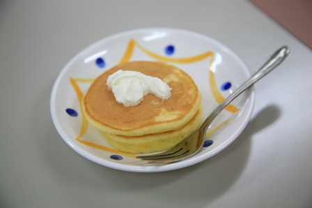 ホットケーキでした。