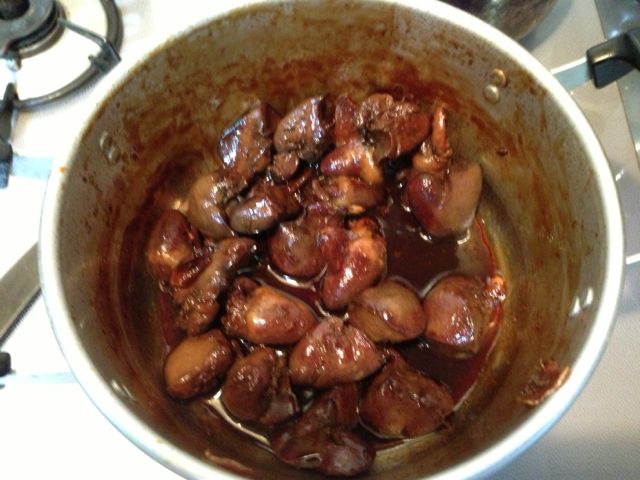 鳥肝煮