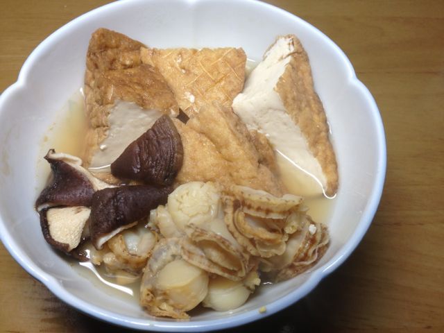 厚揚げ&帆立