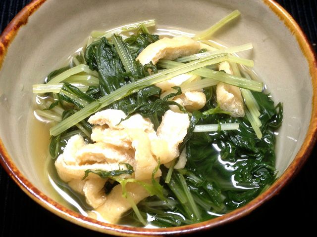 水菜煮浸し