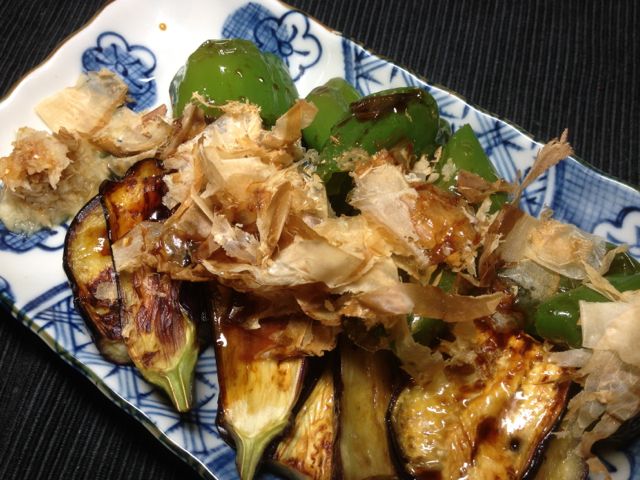 茄子ピーマン焼き