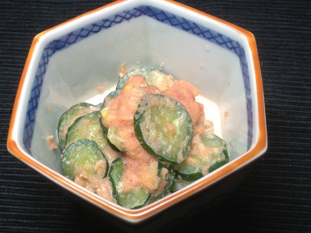 胡瓜明太クリーム