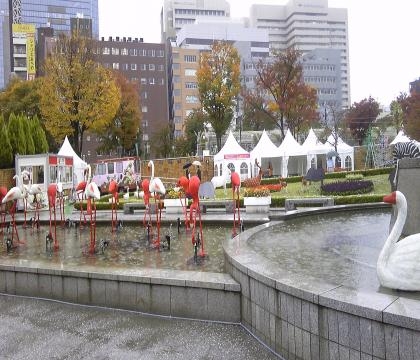 天王寺公園フラミンゴ