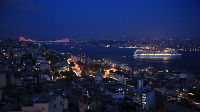 101ボスポラス大橋夕景 (1)