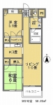 草夢302間取図
