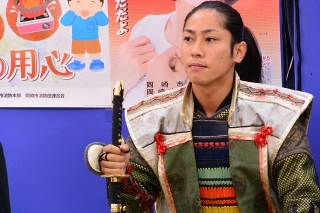 岡崎消防本部 グレート家康公「葵」武将隊 一日消防署長イベント