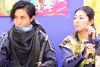 岡崎消防本部 グレート家康公「葵」武将隊 一日消防署長イベント