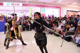 岡崎消防本部 グレート家康公「葵」武将隊 一日消防署長イベント